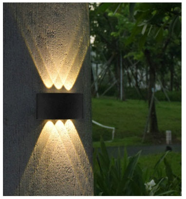 LED Wandlamp half rond up&down light 3 lampen IP65 – Waterdicht IP65, Snoer lengte 30 cm