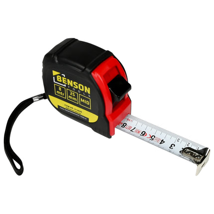 Rolbandmaat 8 meter x 25 mm MID – Voor zowel professionals als doe-het-zelvers