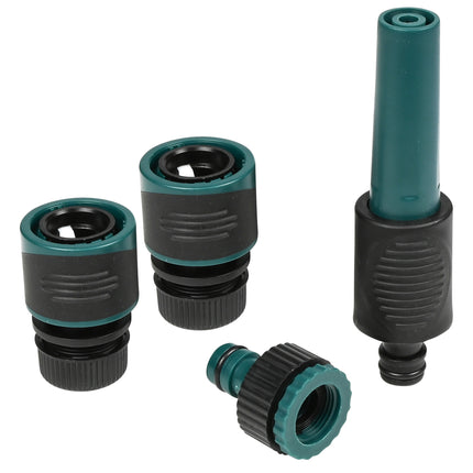 Waterkoppelset 1/2" 4 dlg soft grip