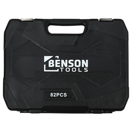 Gereedschapsset 82 dlg – 17 pcs 1/4 socket bits SL4,5.5,7 PH1,2 PZ1,2, 32MM, 22MM