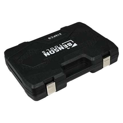 Gereedschapsset 216 dlg – Socket and accessory Carbon steel, Mat finish, 14mm, 10mm