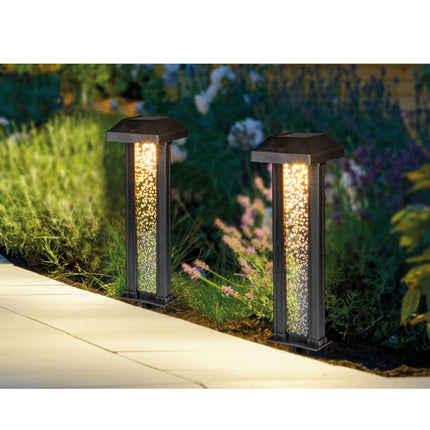 Tuinlamp solar paneel 30.5 cm display – Zonnepaneel polysilicium, Schakelaar aan/uit