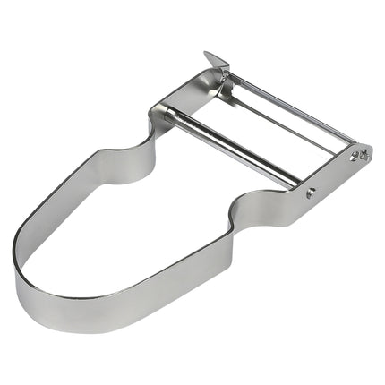 Dunschiller – Lengte 11 cm, Breedte 6,5 cm, Gewicht 30 g, Materiaal roestvrijstaal