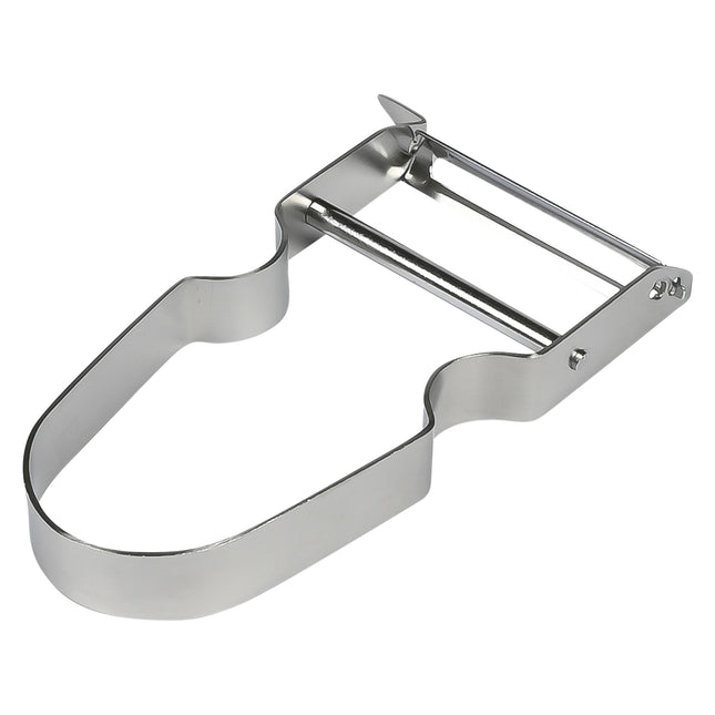 Dunschiller – Lengte 11 cm, Breedte 6,5 cm, Gewicht 30 g, Materiaal roestvrijstaal