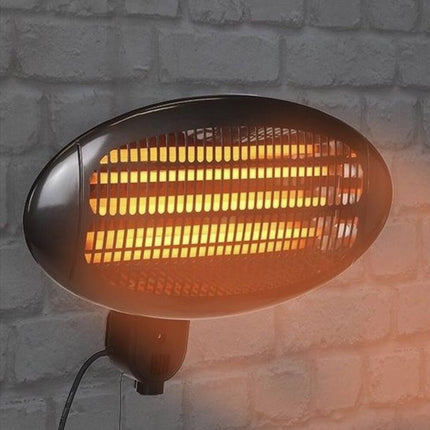 Heater Wand 50x15x36 cm, 650W-2000W, Kwartsbuis, Thermostaatregeling