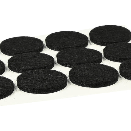 Antikrasvilt set 25 dlg zwart – Kleur zwart, 150 mm, 25 mm