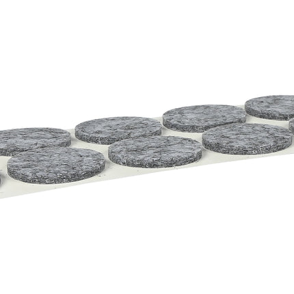 Antikrasvilt ø19 mm 16 dlg grijs – Maat ø19 mm, Aantal 16 st
