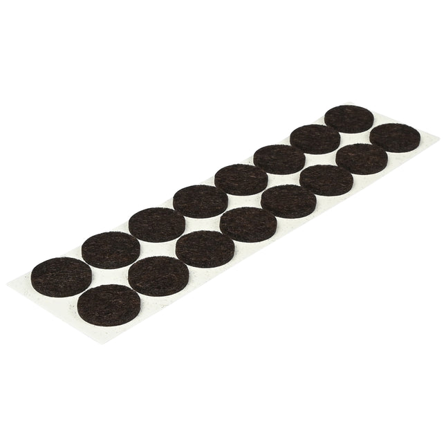 Antikrasvilt ø19 mm 16 dlg bruin – Maat ø19 mm, Aantal 16 st