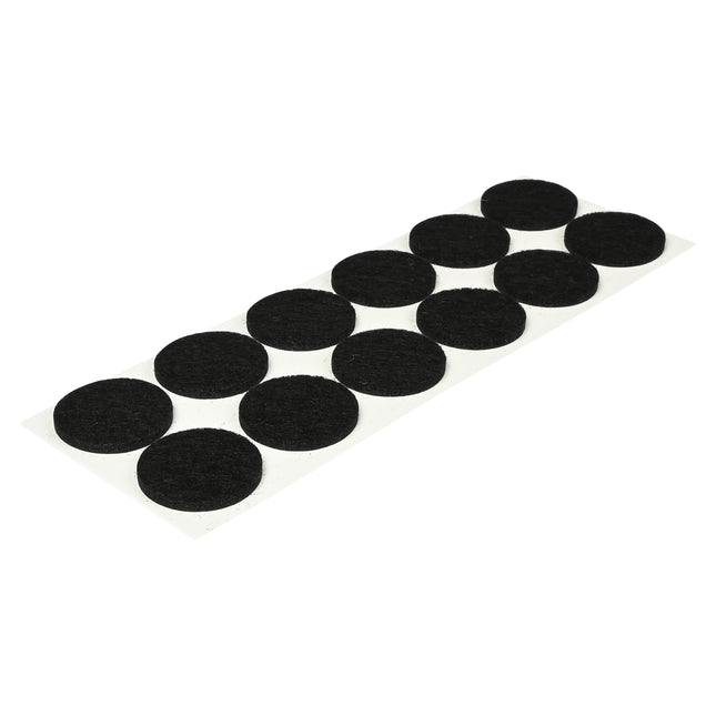 Antikrasvilt ø28 mm 12 dlg zwart – Maat ø28 mm, Aantal 12 st