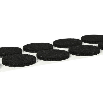 Antikrasvilt ø28 mm 12 dlg zwart – Maat ø28 mm, Aantal 12 st