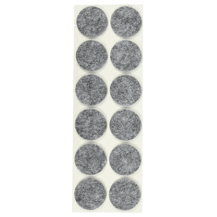 Antikrasvilt ø28 mm 12 dlg grijs – Maat ø28 mm, Aantal 12 st