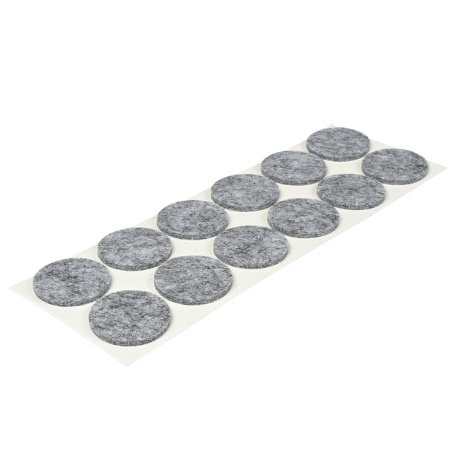 Antikrasvilt ø28 mm 12 dlg grijs – Maat ø28 mm, Aantal 12 st