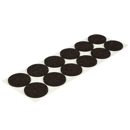 Antikrasvilt ø28 mm 12 dlg bruin – Maat ø28 mm, Aantal 12 st