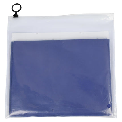 Poncho duurzaam donkerblauw – Materiaal PVC, Lichtgewicht