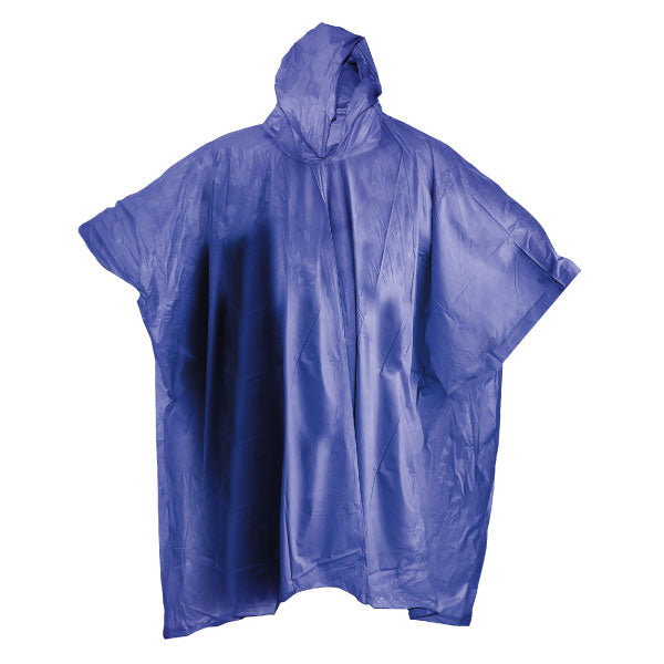 Poncho duurzaam donkerblauw – Materiaal PVC, Lichtgewicht