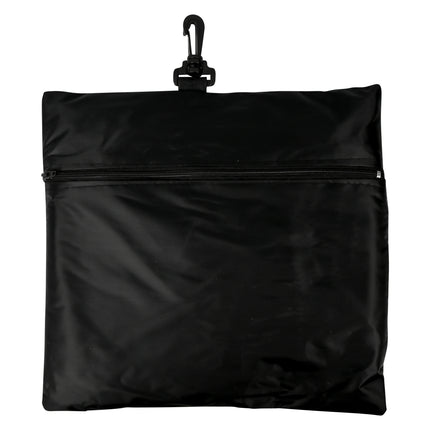 Regenbroek zwart met reflectie maat M – Materiaal polyester