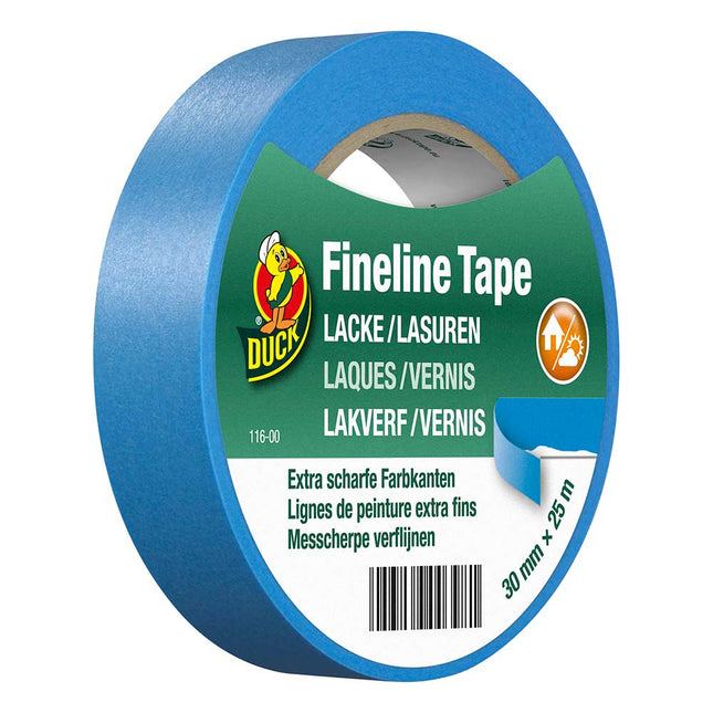 Schilderstape Fineline lak vernis 30 mm x 25 m – Breedte 30 mm, Lengte 25 m