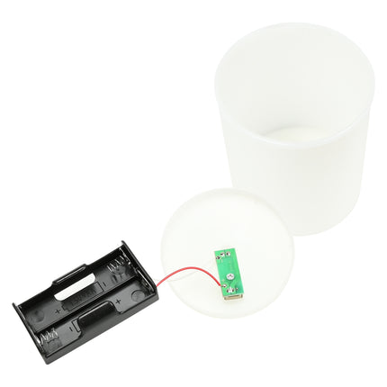 Rouwlicht op batterij wit – Voeding 2 x AA batterij (Niet meegeleverd), 120mm
