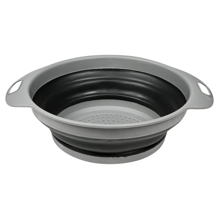 Vergiet opvouwbaar rond zwart – Diameter 29 cm, Max. temperatuur tot 140 °C, 29 cm
