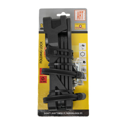 Vouwslot Urban ART** 90 cm met houder – Lengte 90 cm, Lichtgewicht, Compact