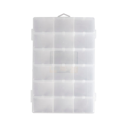 Opbergbox 18 vak 27 x 17,5 x 4,5 cm – Afmetingen 27 × 17,5 × 4,5 cm