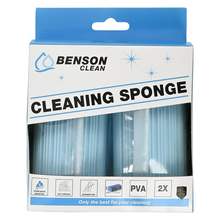 Schoonmaakspons PVA 2 dlg – Aantal 2 stuks, Afmetingen 11,5 x 6 x 4,5 cm, 4,5 cm