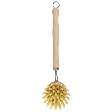 Afwasborstel hout – Afmetingen 23*4,8*4cm, Materiaal beukenhout, roestvrij staal, PET