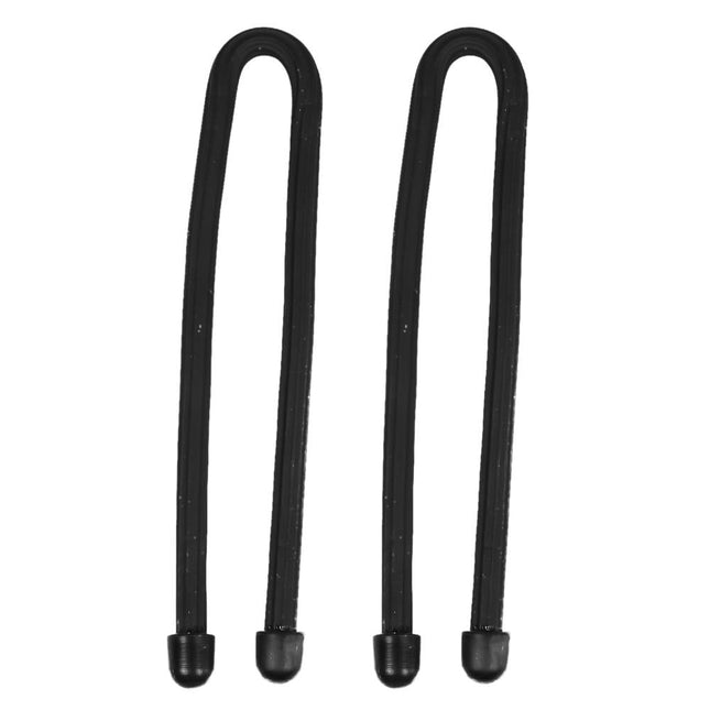 Flexibele bindkabelset zwart 30 cm 2 dlg – Lengte 30 cm per kabel, Kleur zwart