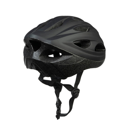 Fietshelm volwassenen maat M (54-58 cm) zwart – Hoofdomtrek 54-58 cm, Materiaal kunststof