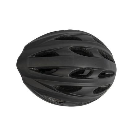 Fietshelm volwassenen maat L (58-61 cm) zwart – Hoofdomtrek 58-61 cm, Materiaal kunststof