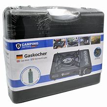 Camping kooktoestel draagkoffer zwart – Compact