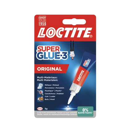 Loctite Lijm original 3g – Inhoud 3 gram, 3 g, Compact