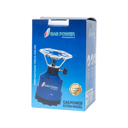 Gaspower Camping kookstel blauw