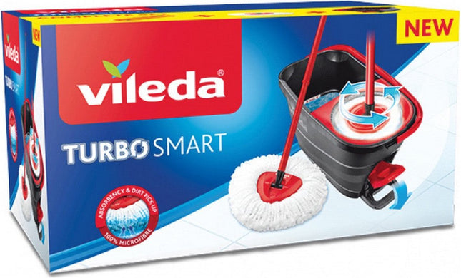 Vileda Turbo Spin Smart mop en emmer set