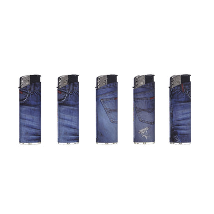 Aansteker jeans – Design Jeans/denim-print voor een stoere look, Compact
