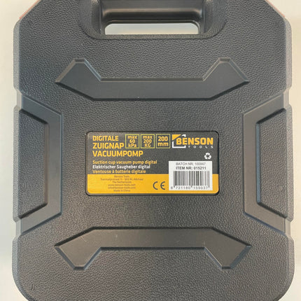 Zuignap vacuümpomp digitaal – 200MM
