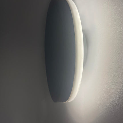 Wandlamp rond plat 10W – Diameter ø15 cm, Snoer lengte 30 cm, Materiaal aluminium + PMMA